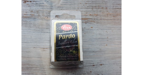 Pardo Jewelry and Art oven-bake polymer clay, white, 100, 56 gr