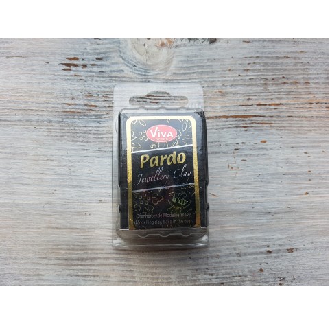 Pardo Jewelry and Art oven-bake polymer clay, onyx, Nr. 801, 56 gr