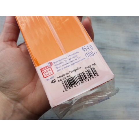 FIMO Soft oven-bake polymer clay, tangerine, Nr. 42, 454 gr
