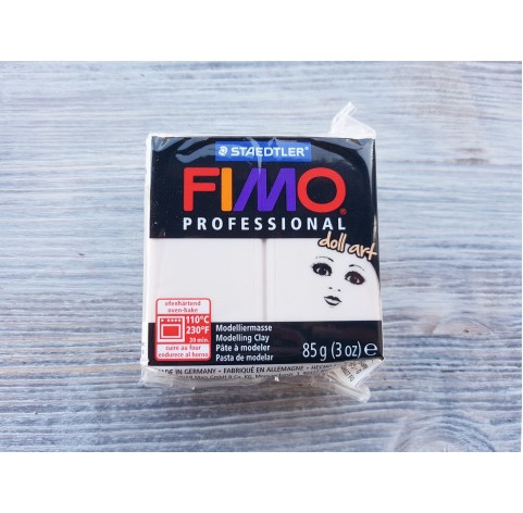 FIMO Professional Doll Art oven-bake polymer clay, beige, Nr. 44, 85 gr