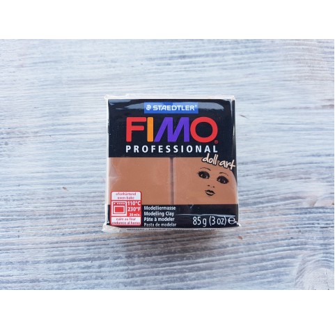 FIMO Professional Doll Art oven-bake polymer clay, nougat, Nr. 78, 85 gr