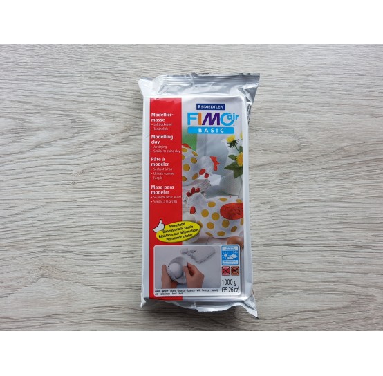 Fimo Air Basic modelling clay, white, 1 kg