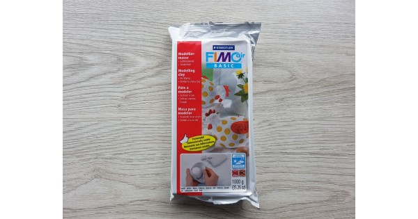 Fimo Air Basic modelling clay, white, 1 kg