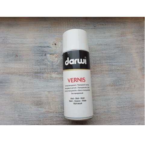 Darwi varnish spray, matt, 400 ml