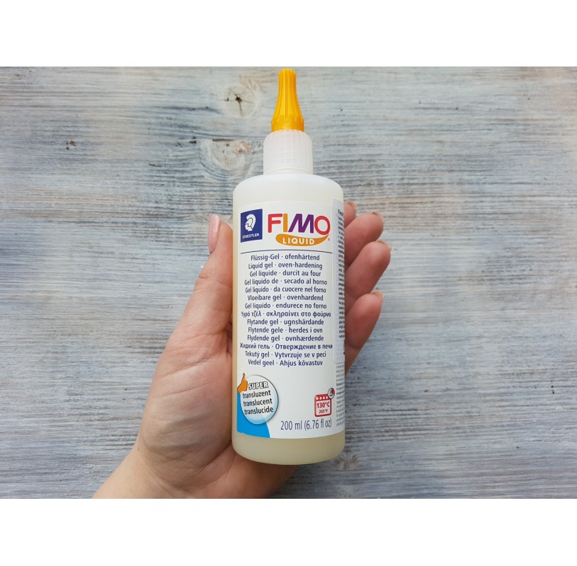 FIMO Deco gel, liquid polymer clay, translucent, 200 ml