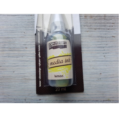 PENTART alcohol-based ink, lemon, 20 ml, No. 21006