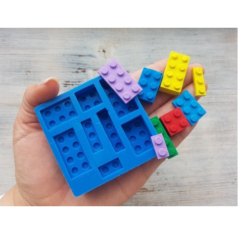 Silicone mold, Constructor, 8 pcs., ~ 1.5-3.2 cm, ~ 0.8-1.6 cm