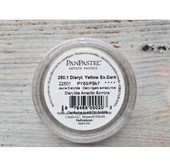 PanPastel soft pastel, Nr. 250.1, Diarylide Yellow Extra Dark