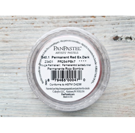 PanPastel soft pastel, Nr. 340.1, Permanent Red Extra Dark
