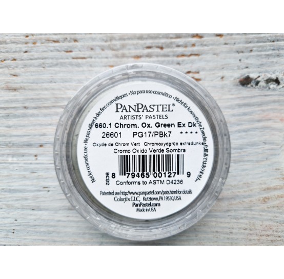 PanPastel soft pastel, Nr. 660.1, Chromium Oxide Green Extra Dark