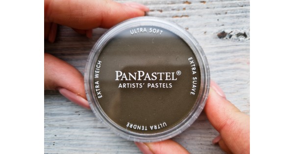 PanPastel soft pastel, Nr. 780.3, Raw Umber Shade, pastel for painting,  drawing and mixed media, for home decor