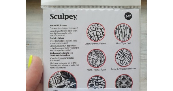 Sculpey Silk Screen - Nature