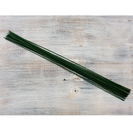 Floristic cut wire, green, Ø 1.2 mm, 40 cm, pack ~ 29 pcs., 100 g