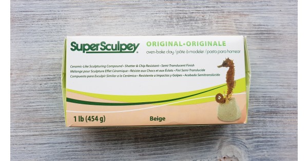 Super Sculpey oven-bake polymer clay, ceramic - like sculpturing