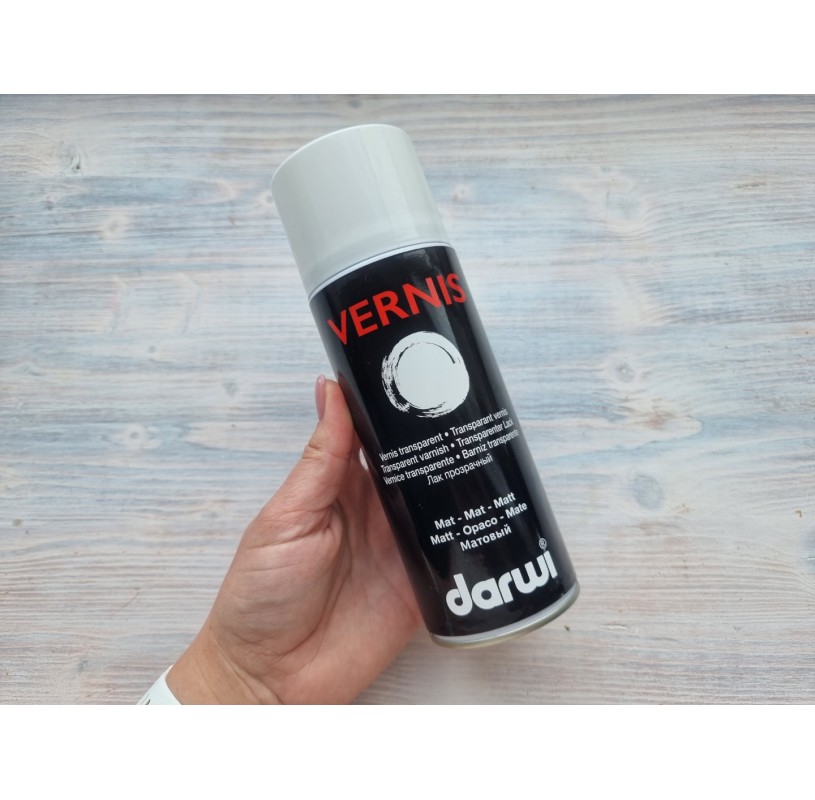 Darwi varnish spray, matt, 400 ml