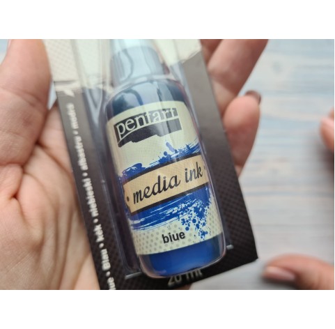 PENTART alcohol-based ink, blue, 20 ml, No. 21047