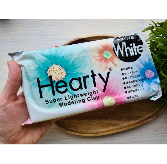 Padico Hearty, white, super lightweight modeling clay, 200 g