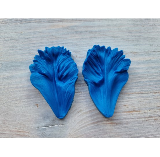 Silicone veiner, Petal texture 16, parrot tulip, (mold size) ~ 8*5.5 cm