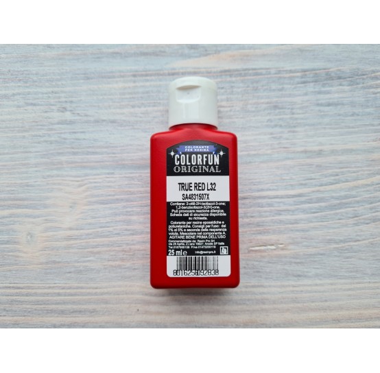 Dye for epoxy resins Colorfun Original, red, 25 ml