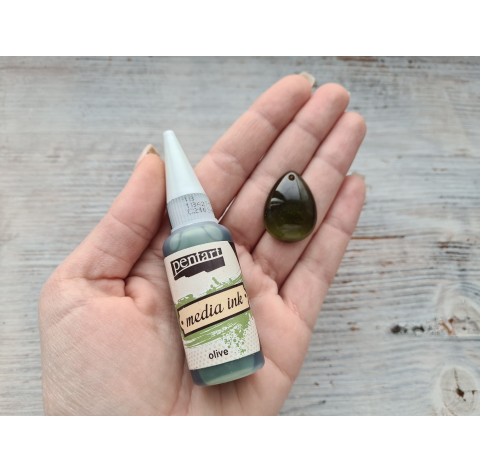 PENTART alcohol-based ink, olive, 20 ml, No. 21034