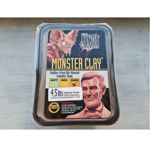 Monster Clay polymer clay, brown, hard, 2.05 kg